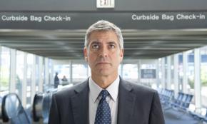 George Clooney plays Ryan Bingham in Up in the Air